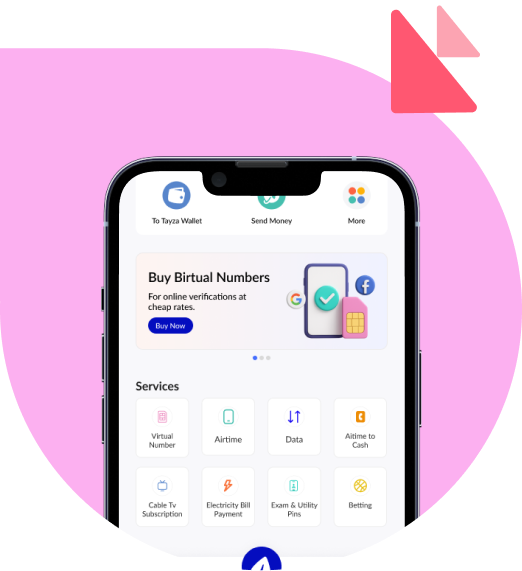 Tayza App Features Interface